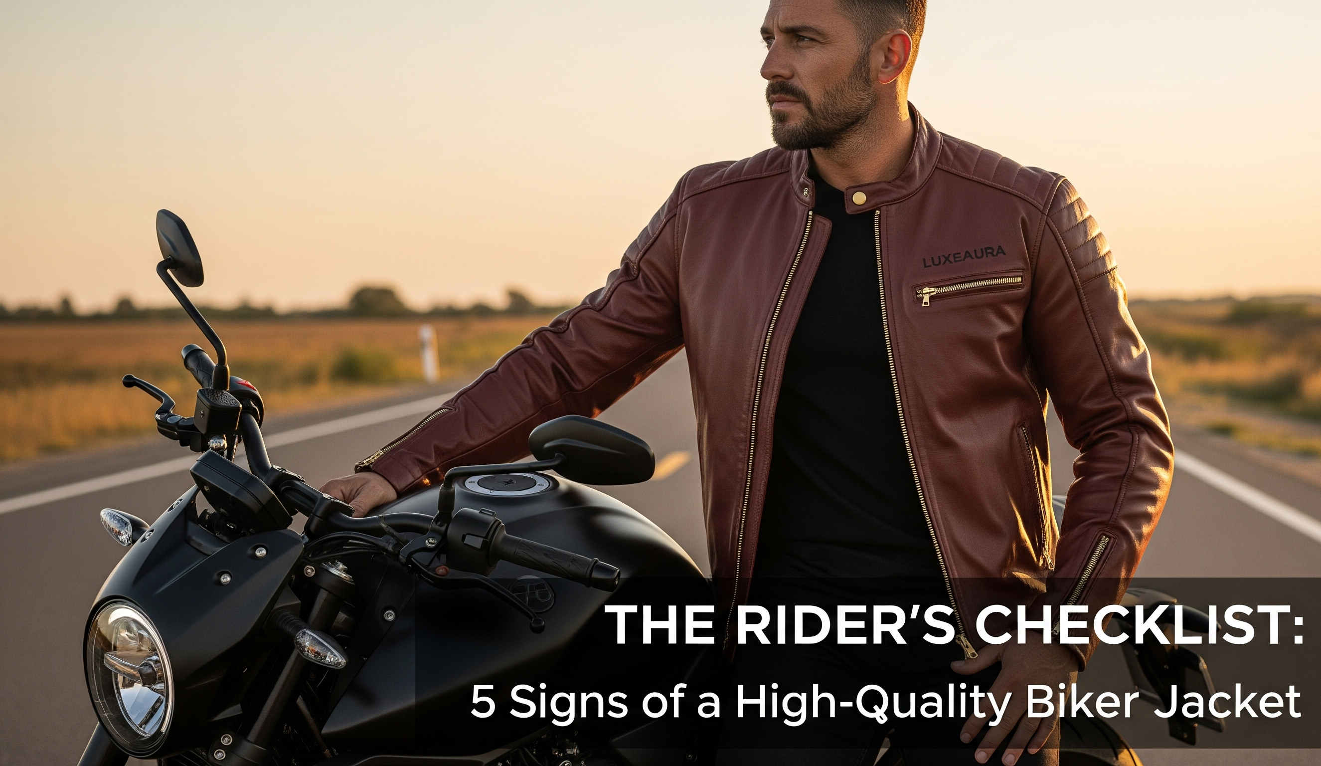 The Rider’s Checklist: 5 Signs of a High-Quality Biker Leather Jacket