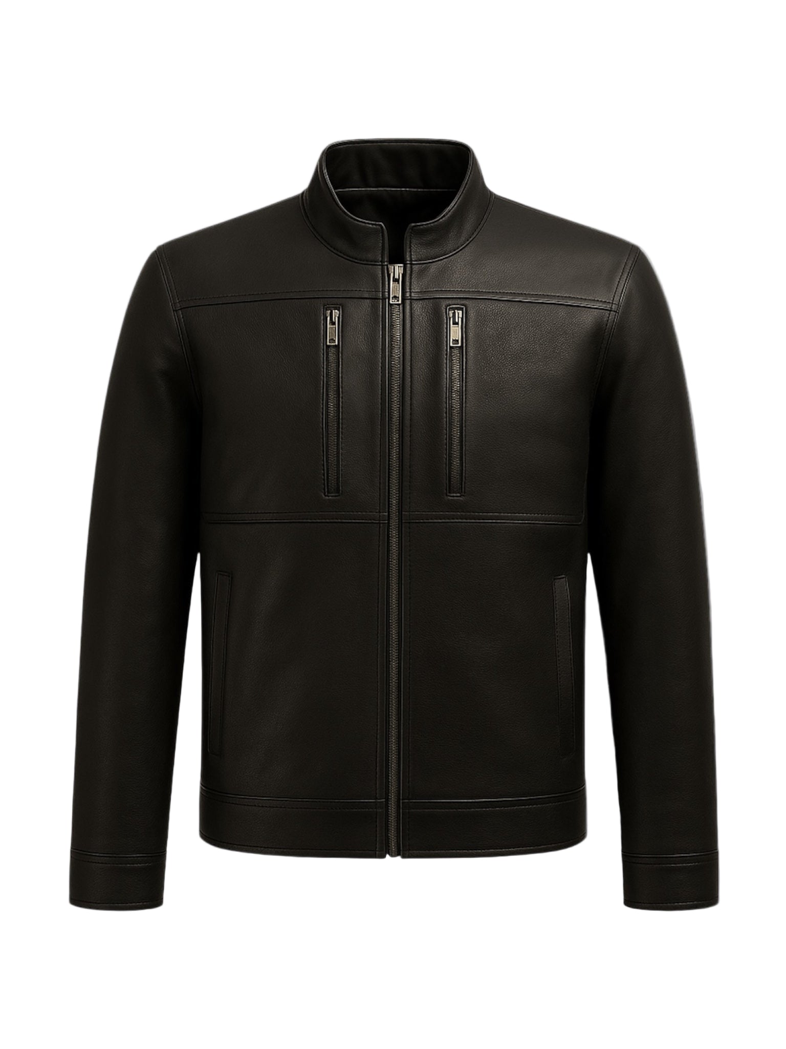 PRIME –  Café Racer Leather Jacket