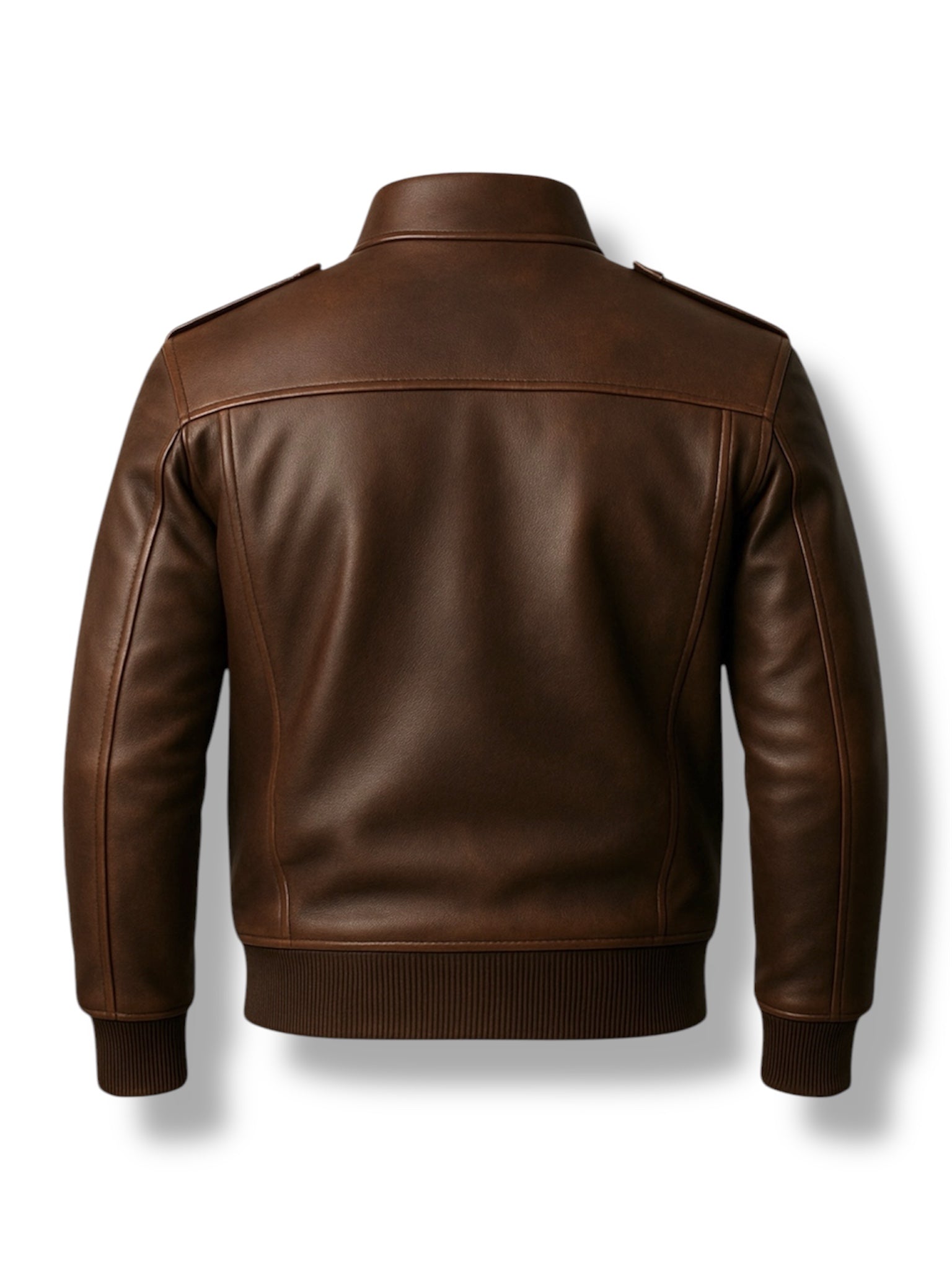 BRAVSTON – The Bomber Leather Jacket