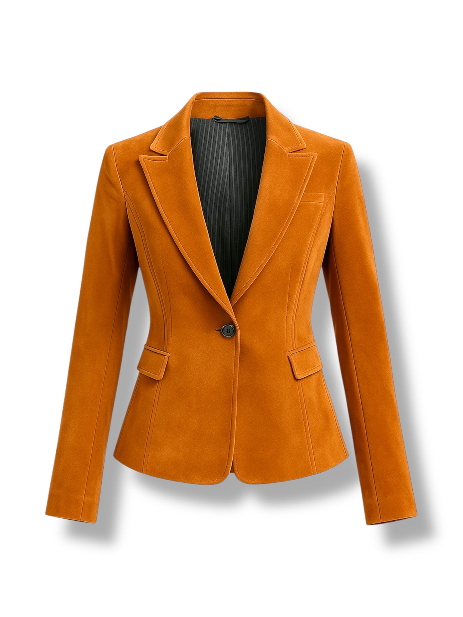 LURA – Suede Leather Blazer
