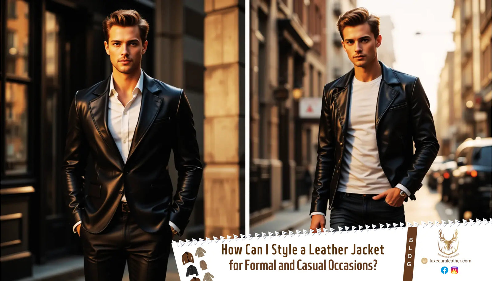 How Can I Style a Leather Jacket for Formal and Casual Occasions