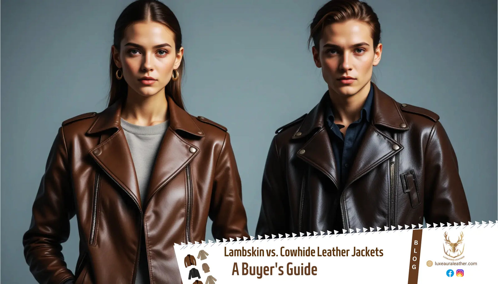 Lambskin vs. Cowhide Leather Jackets: A Buyer's Guide