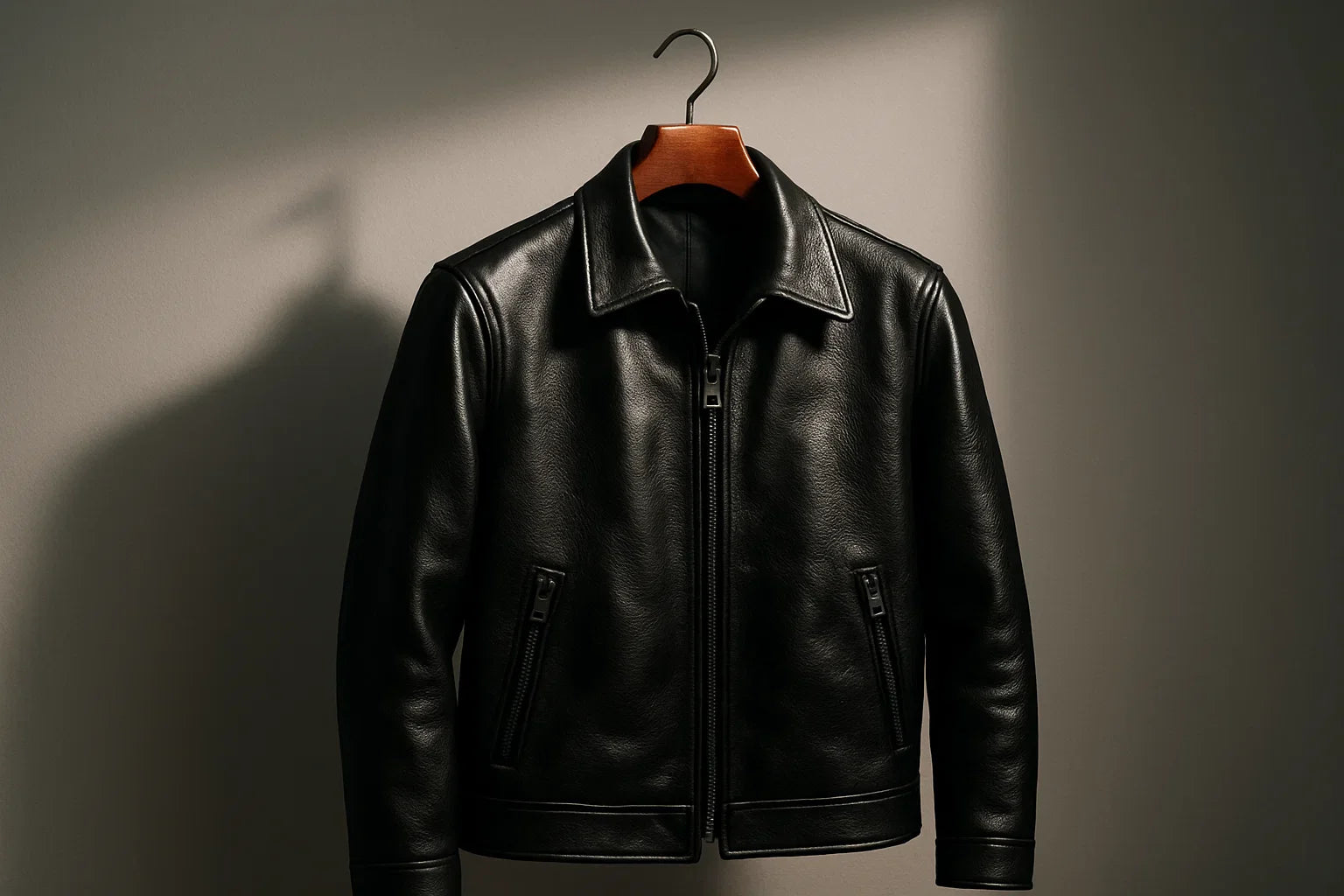 leather jacket quality of LuxeAura Leather