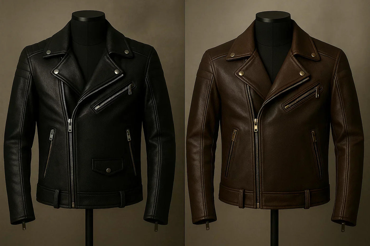 Brown vs Black Biker Jackets – Which One to Choose For Style?