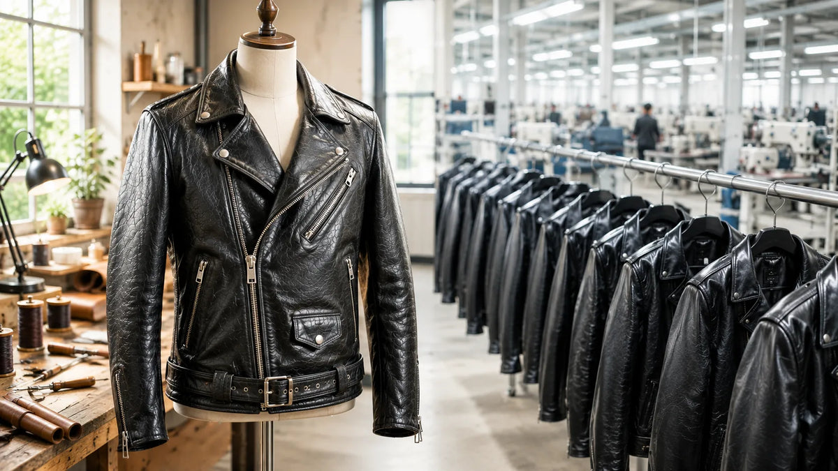 Handcrafted Leather Jackets vs Mass-Produced