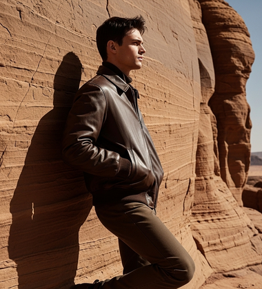 Bomber Leather Jacket