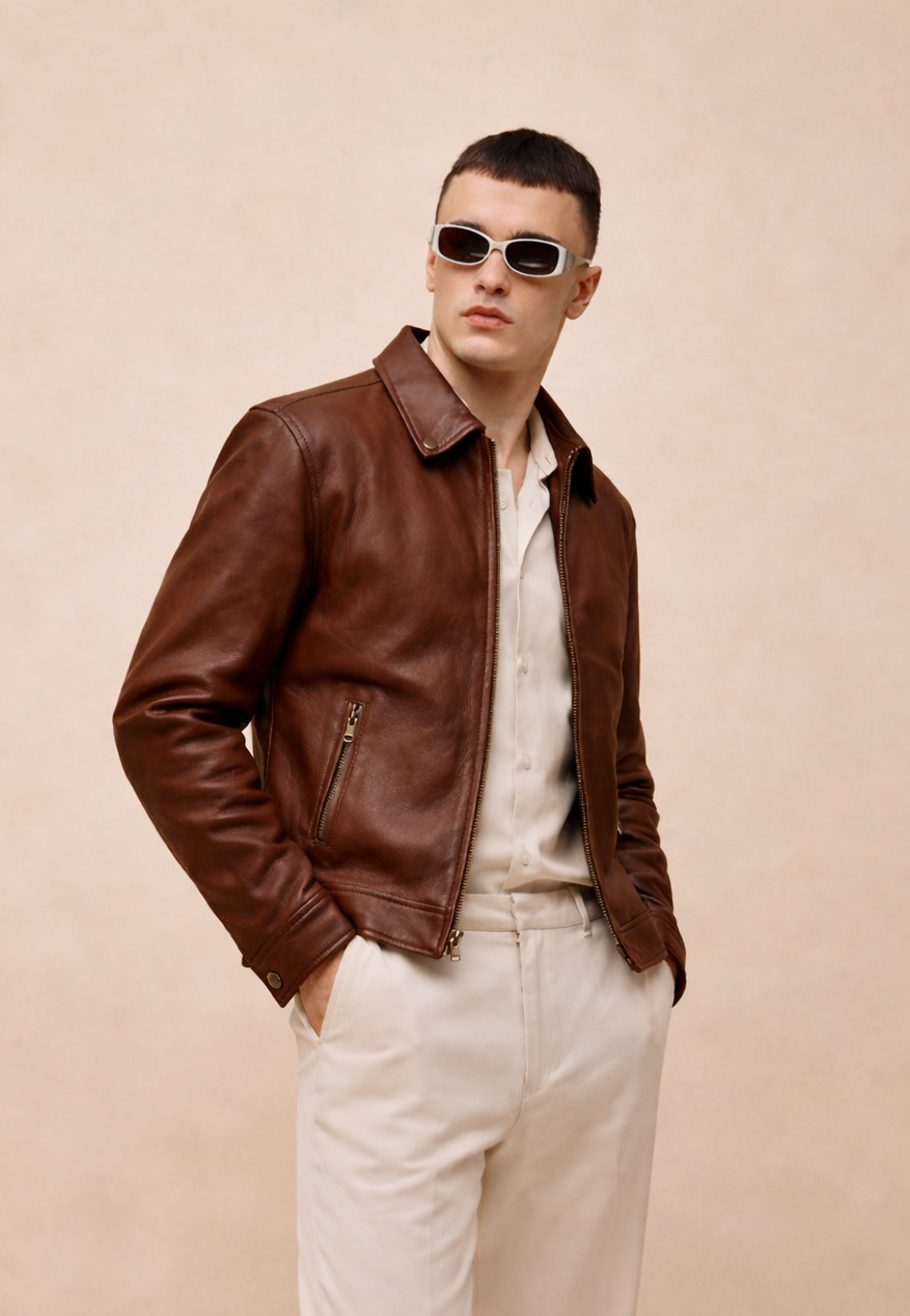 Café Racer Leather Jackets
