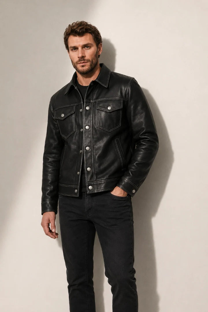 Trucker Leather Jackets