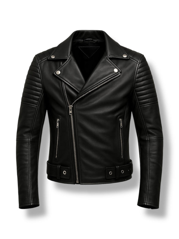 LuxeAura’s ROUGE – Biker Leather Jacket