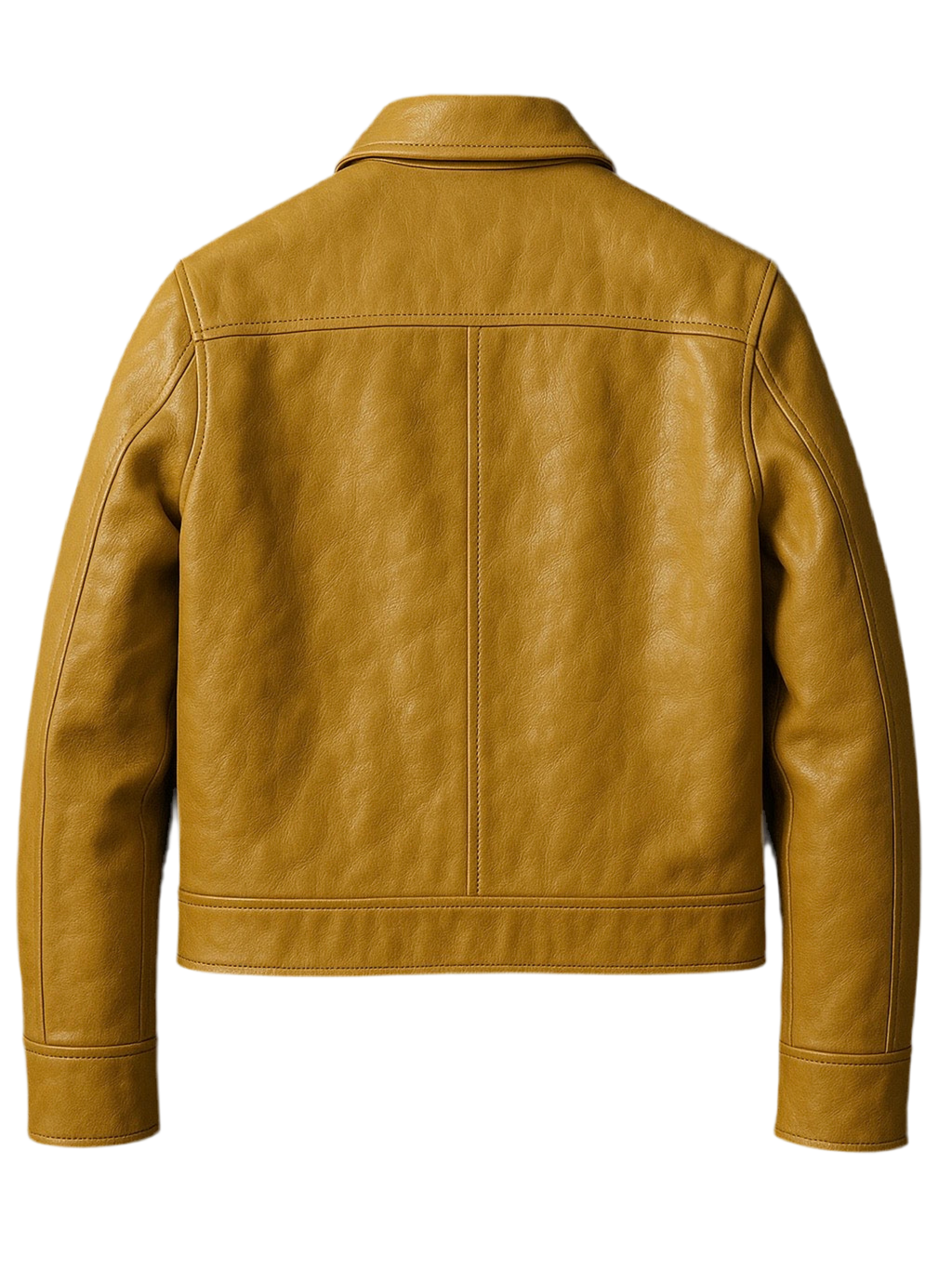 LUNA – Women’s Mustard Classic Leather Jacket