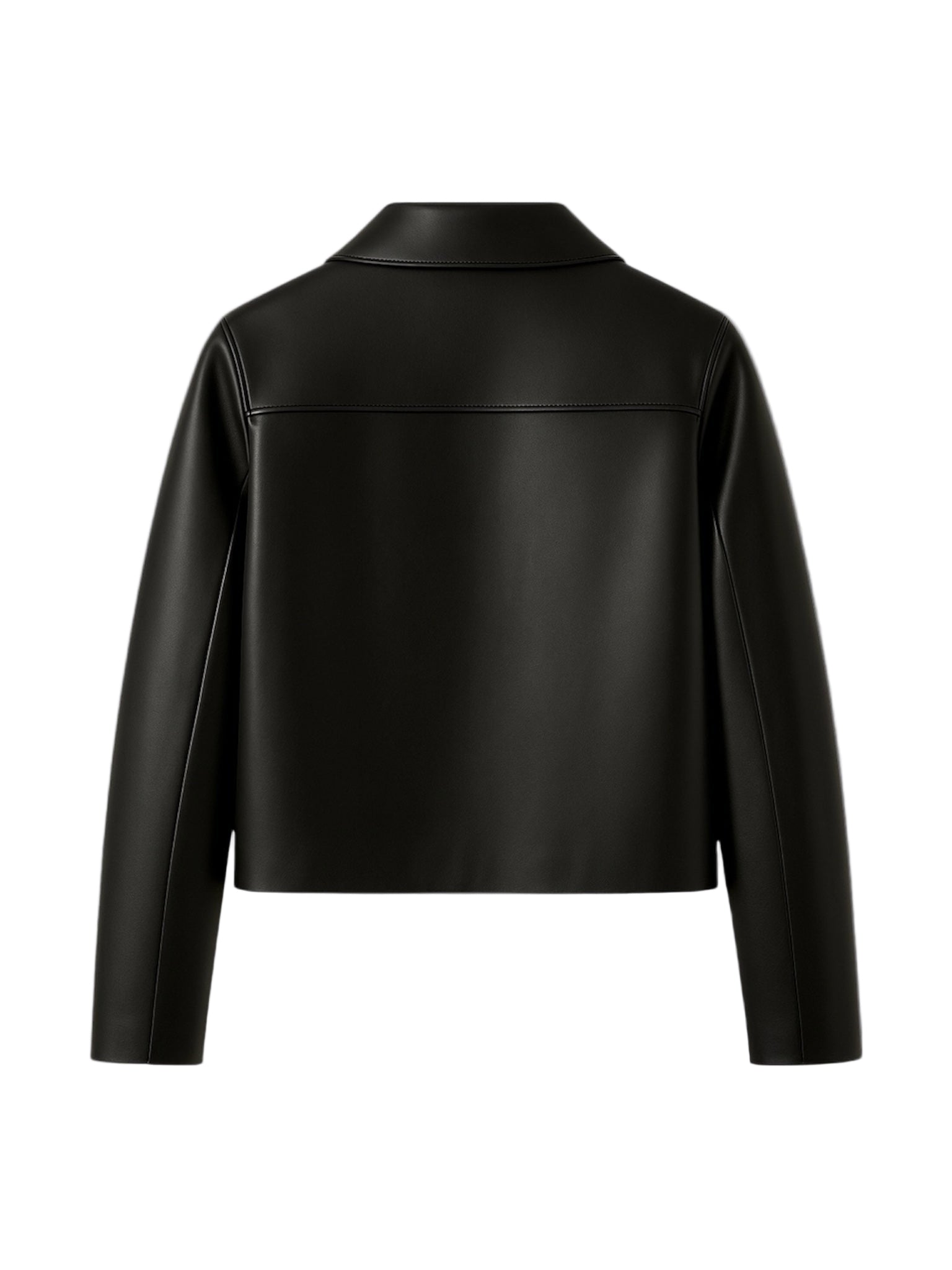 NOIRÉ – Black Classic Leather Jacket