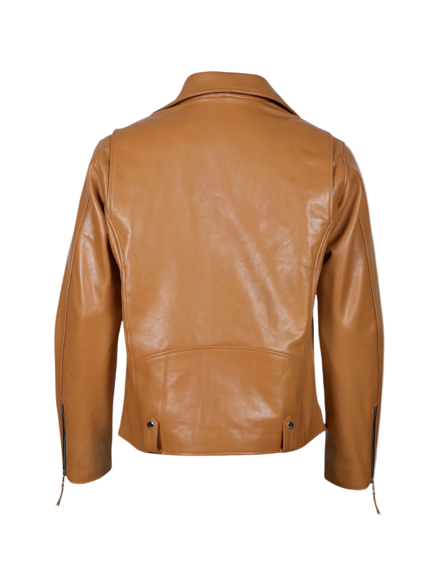 SANDSTONE – Mustard Biker Leather Jacket