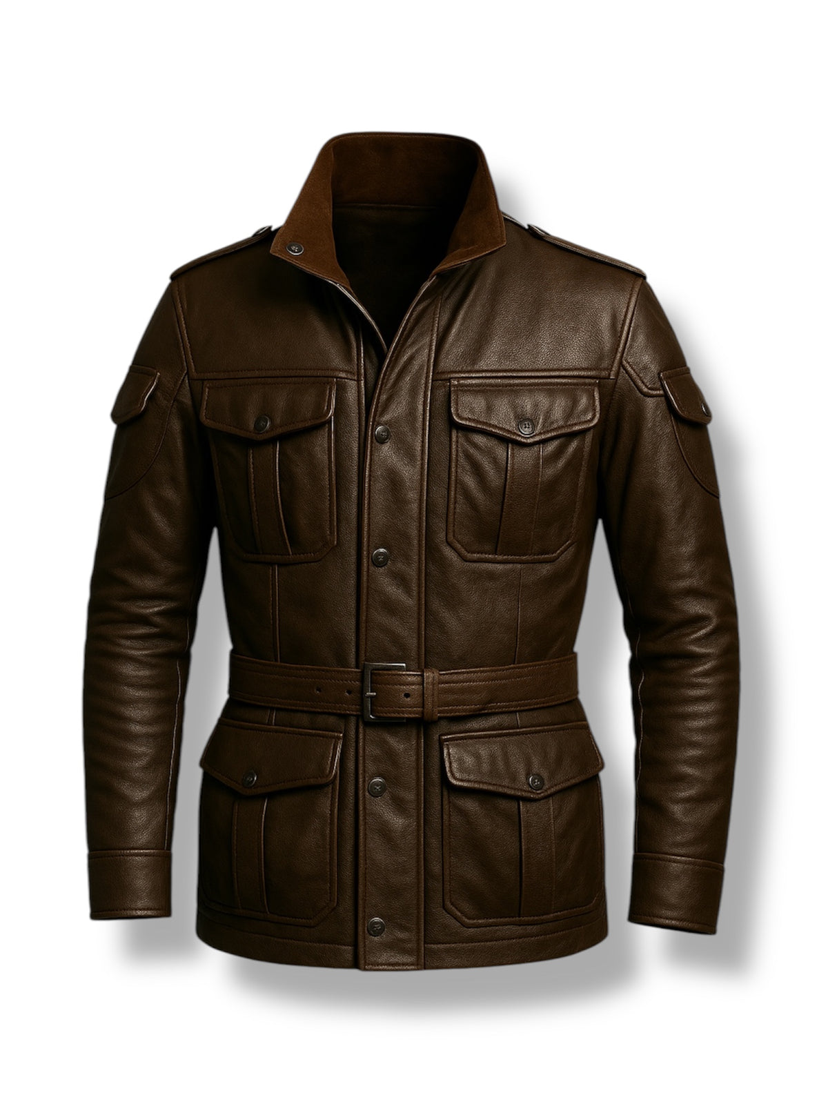 TOREN – The Military Leather Trench
