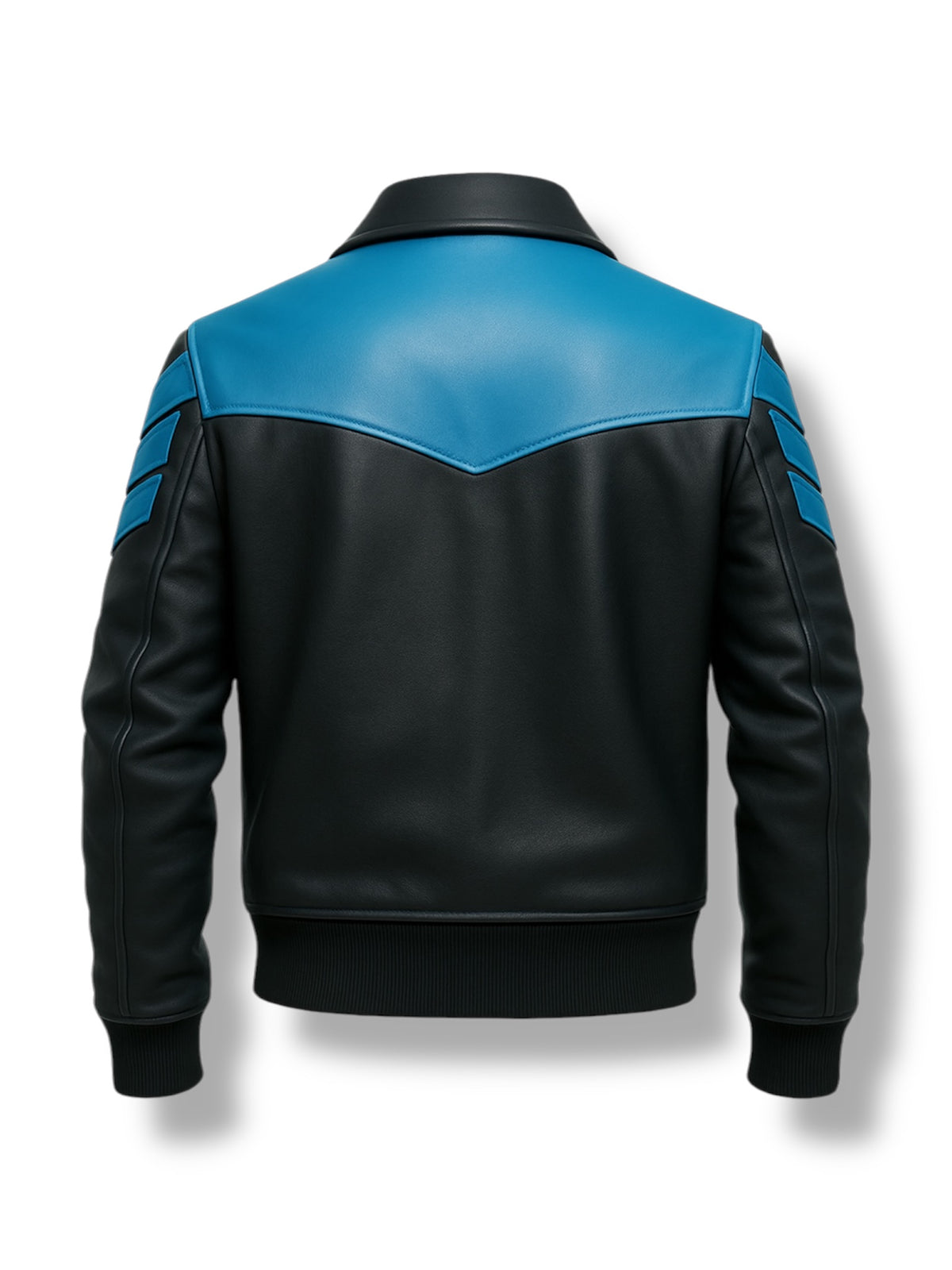 BLUEBURN –  The Bomber Leather Jacket