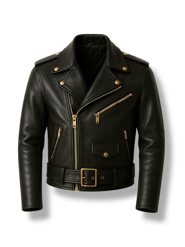 BAZEL – Biker Jacket Men (Golden Edition)