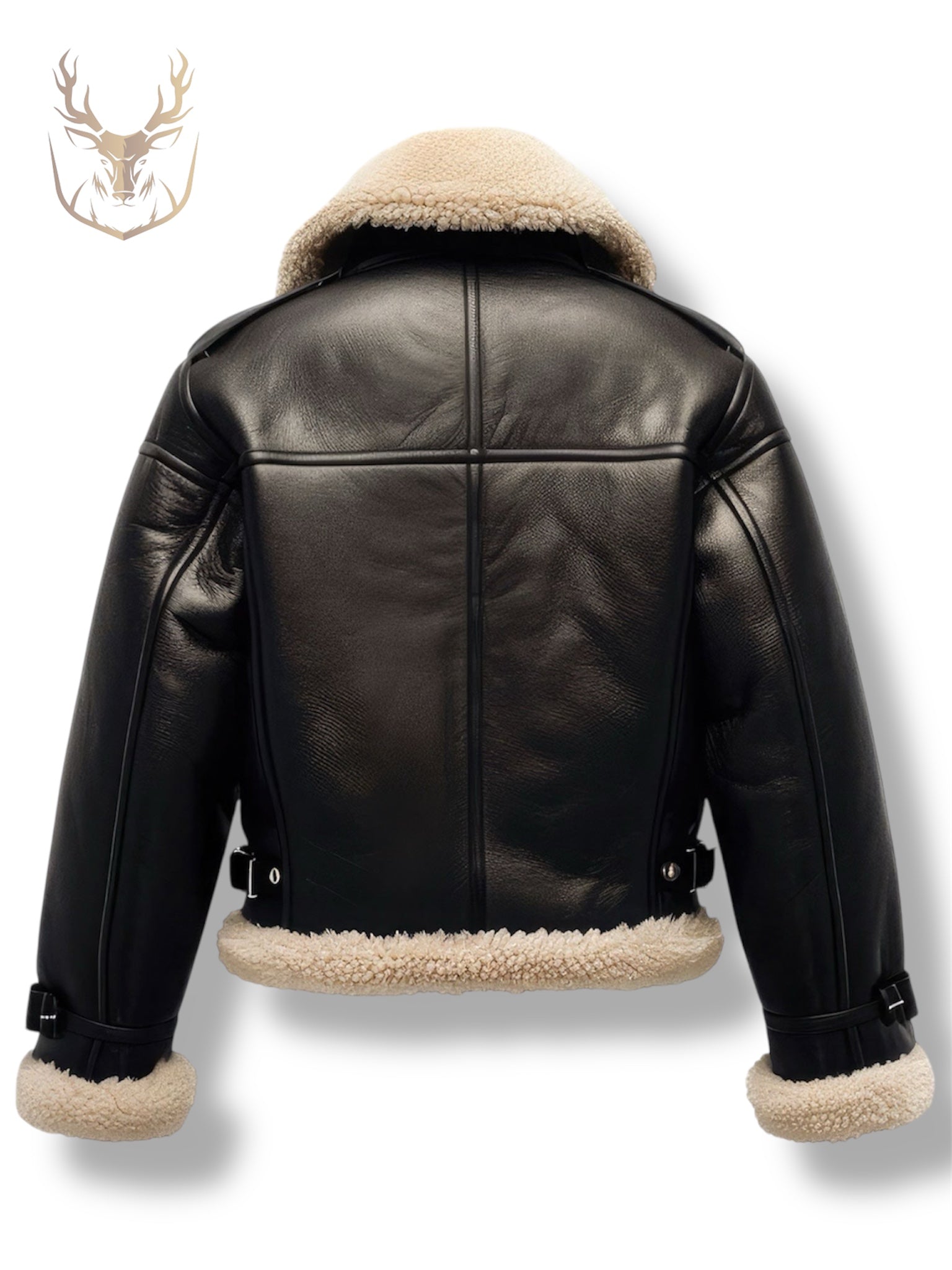 BLACKBIRD –  Black B3 Aviator Leather Jacket