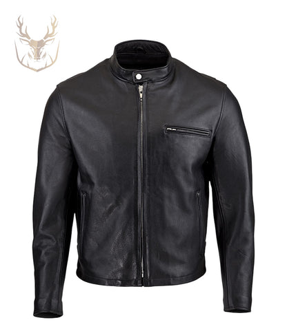 LuxeAura’s Black Bomber Jacket For Men.