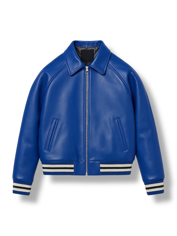 LuxeAura’s MARY – Varsity Leather Jacket