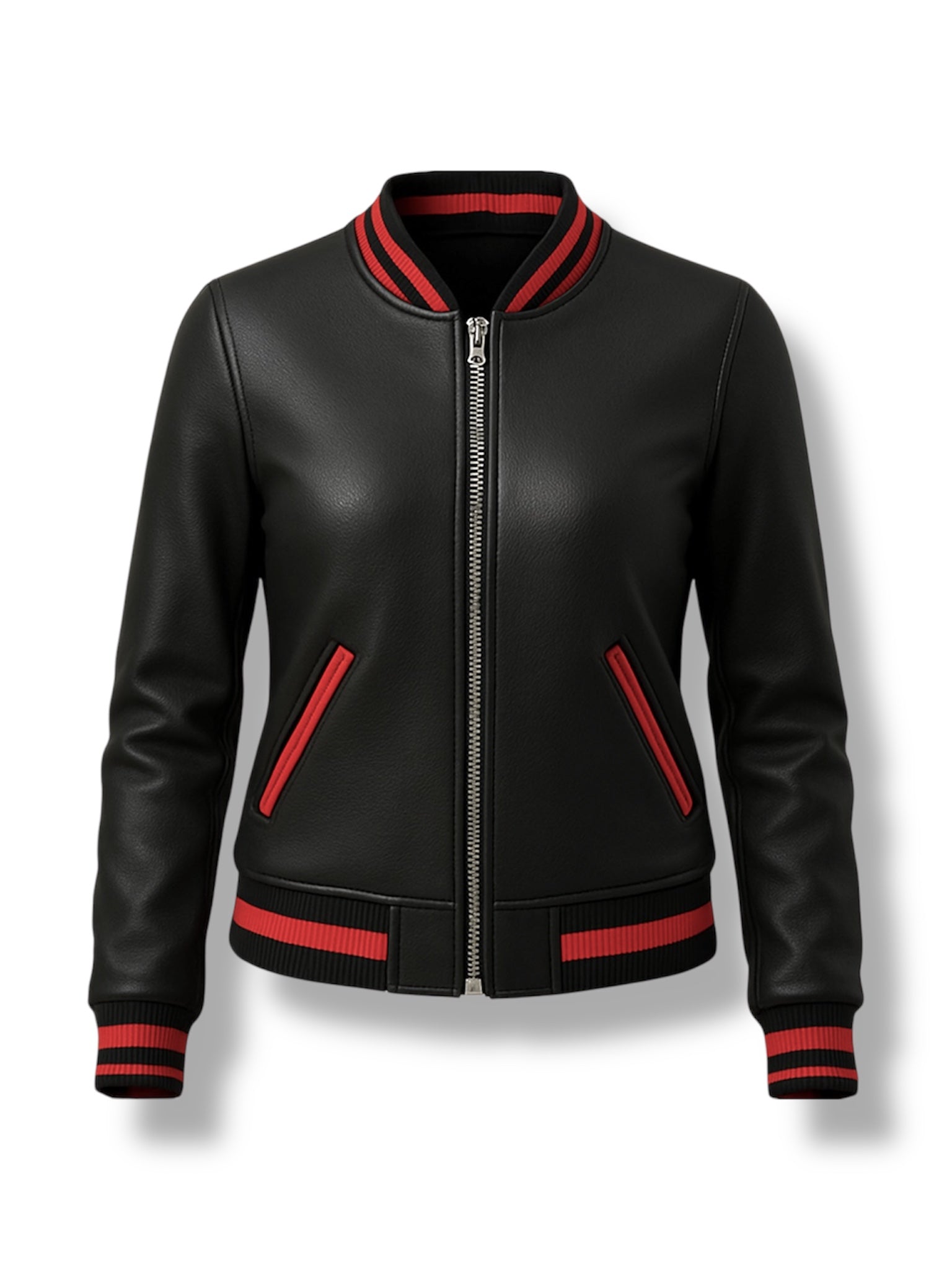 VELORA – Varsity Leather Jacket