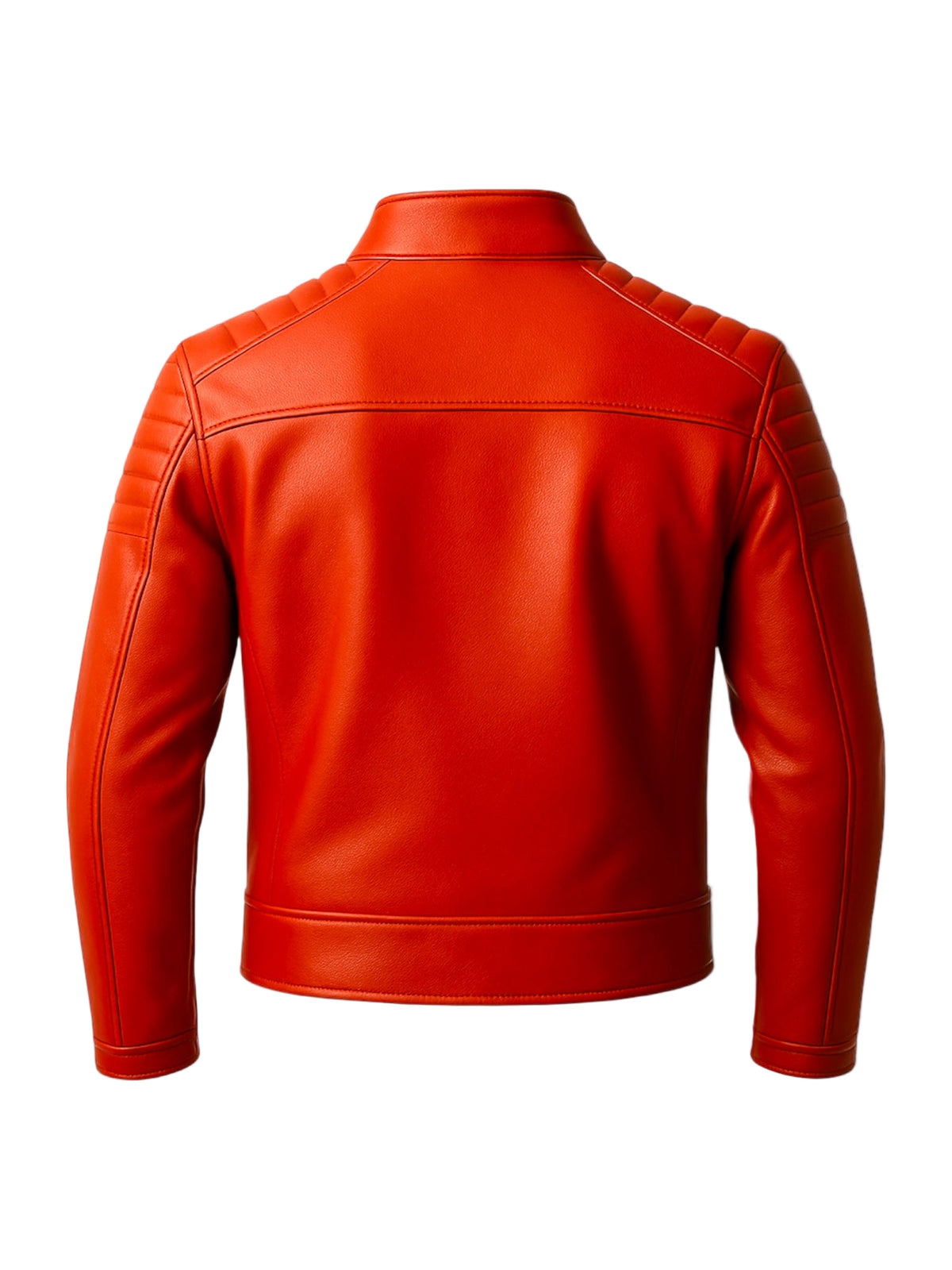 INFERNO - Red Racer Leather Jacket.
