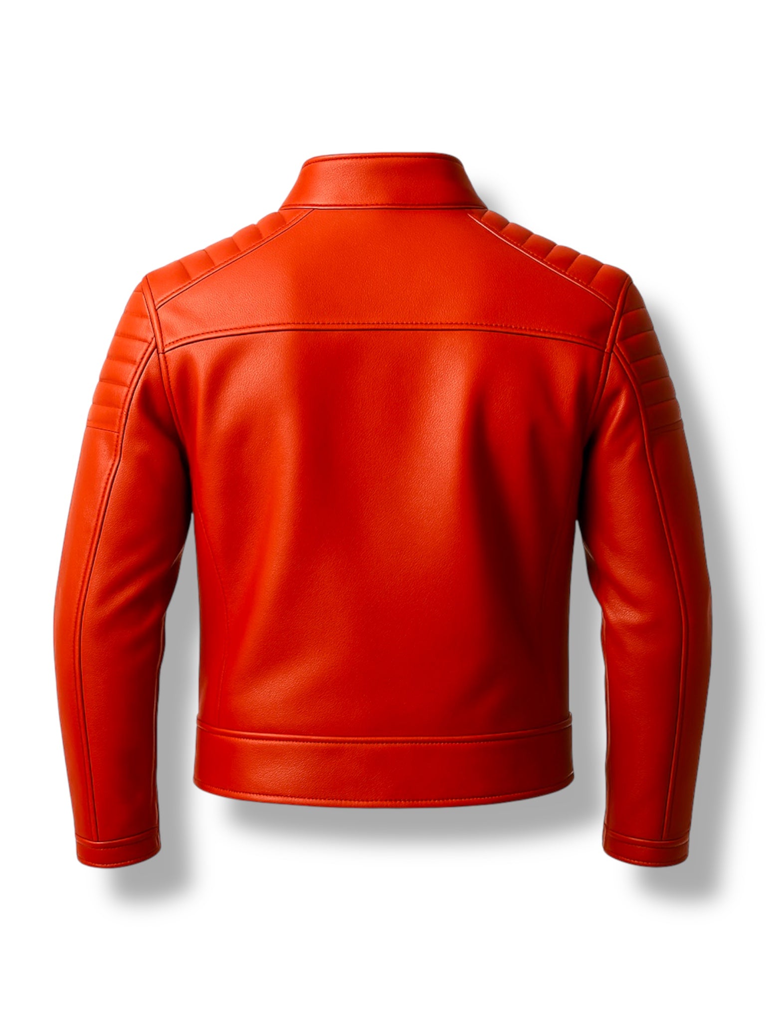 INFERNO - Red Racer Leather Jacket.