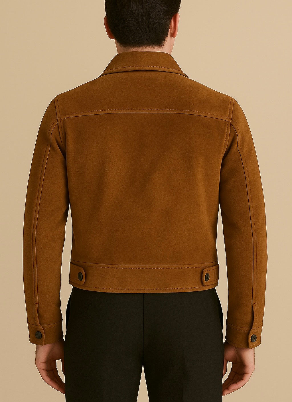 RUSSET – Classic Suede Leather Jacket