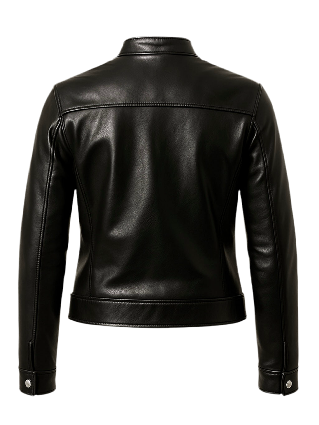 ZARA – Women’s Black Racer Leather Jacket