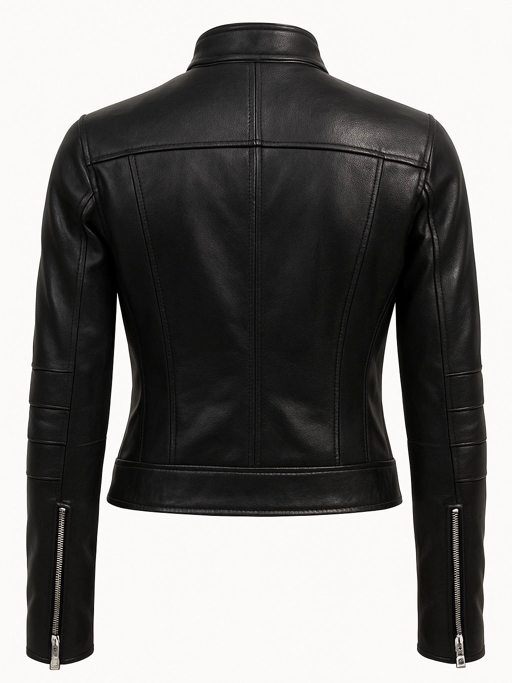 ASTRA – Black Cafe Racer Leather Jacket