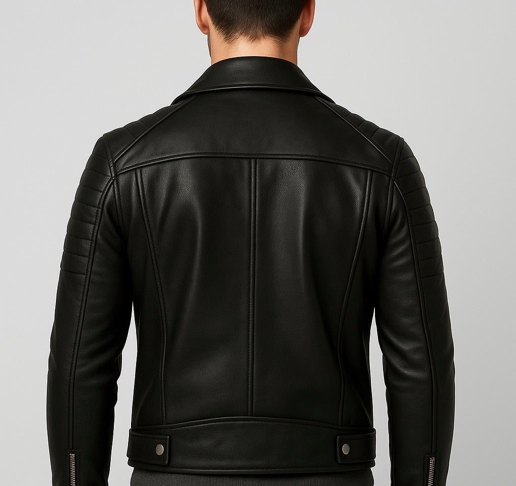 ROUGE – Classic Biker Jacket For Men
