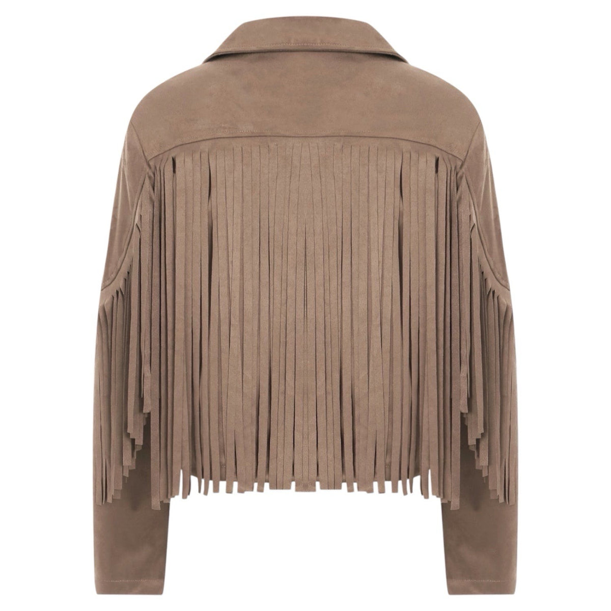 SIERRA – Fringe Tassel Leather Jacket .