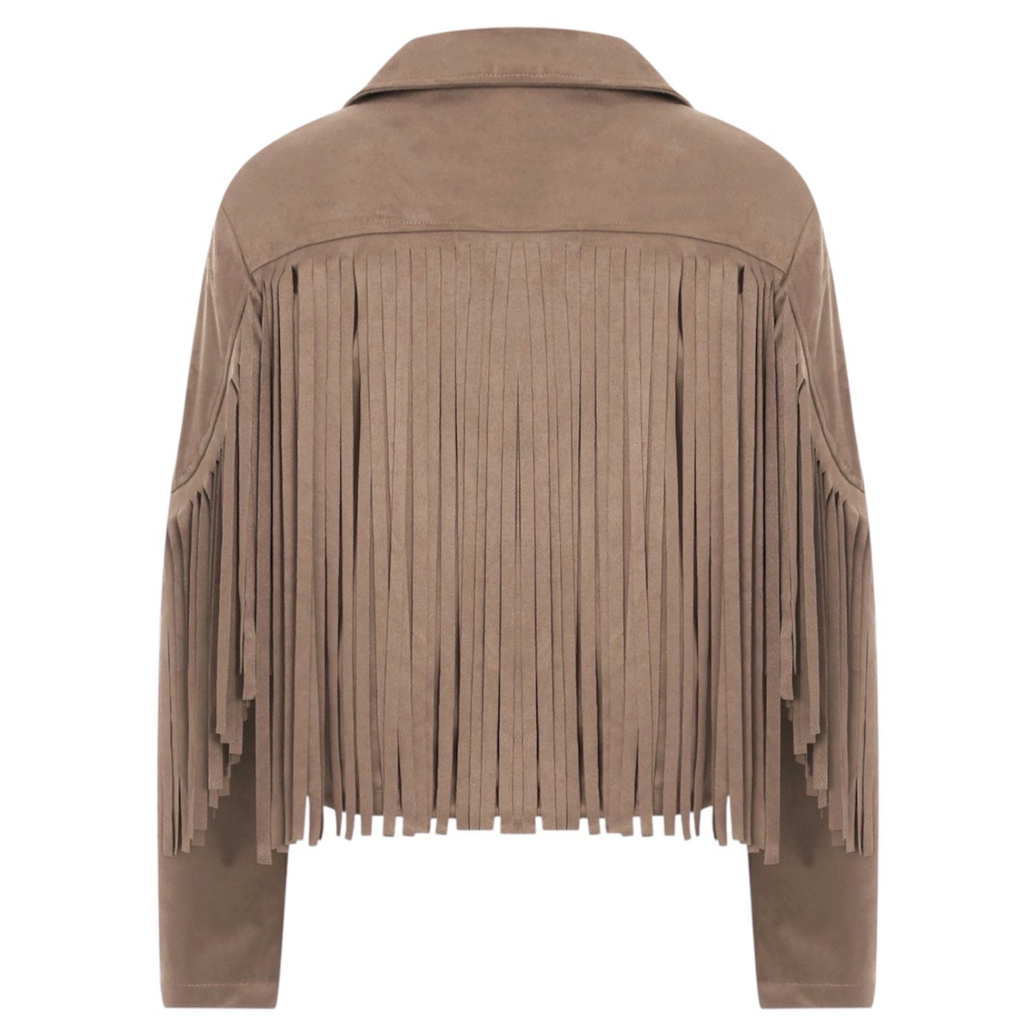 SIERRA – Fringe Tassel Leather Jacket .
