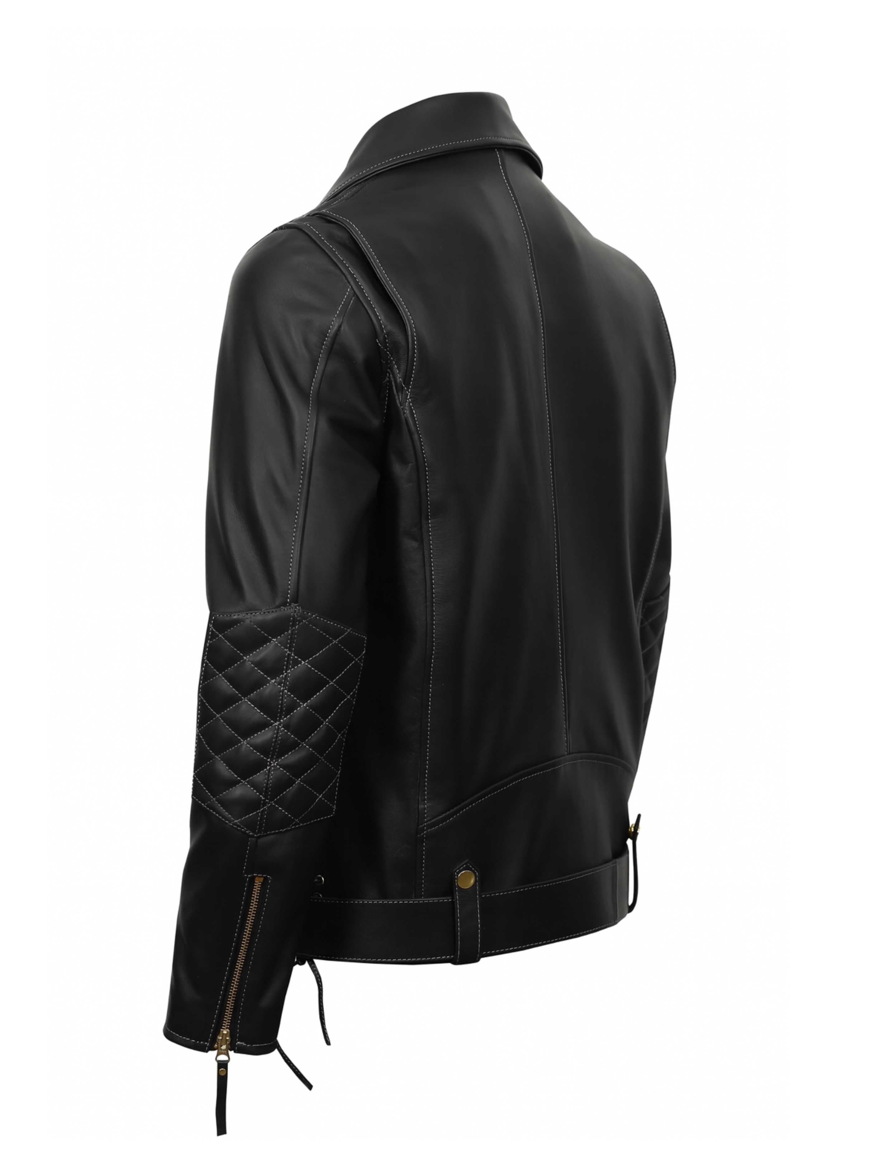 IRONHIDE - Signature Black Biker Jacket