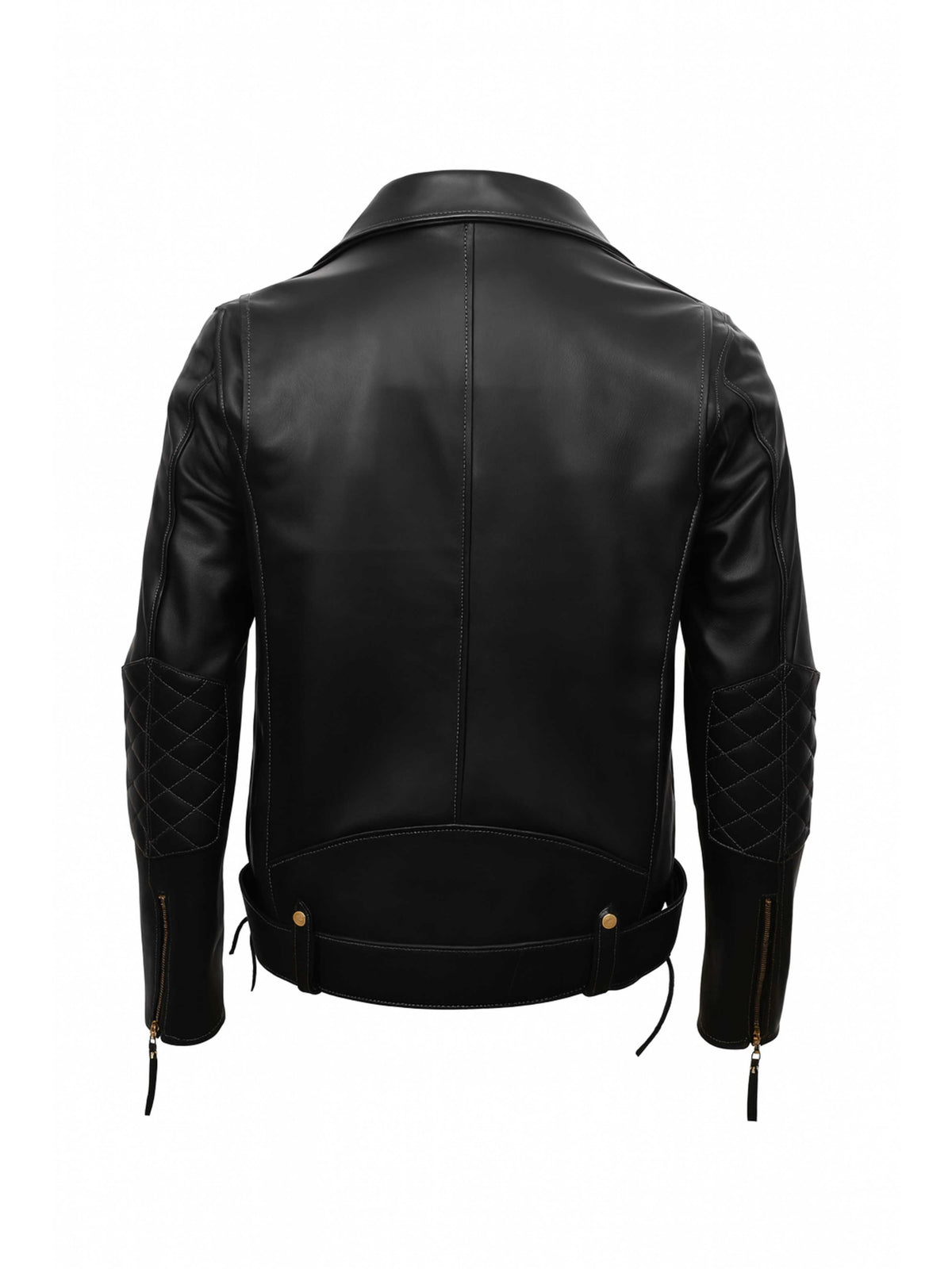 IRONHIDE - Signature Black Biker Jacket