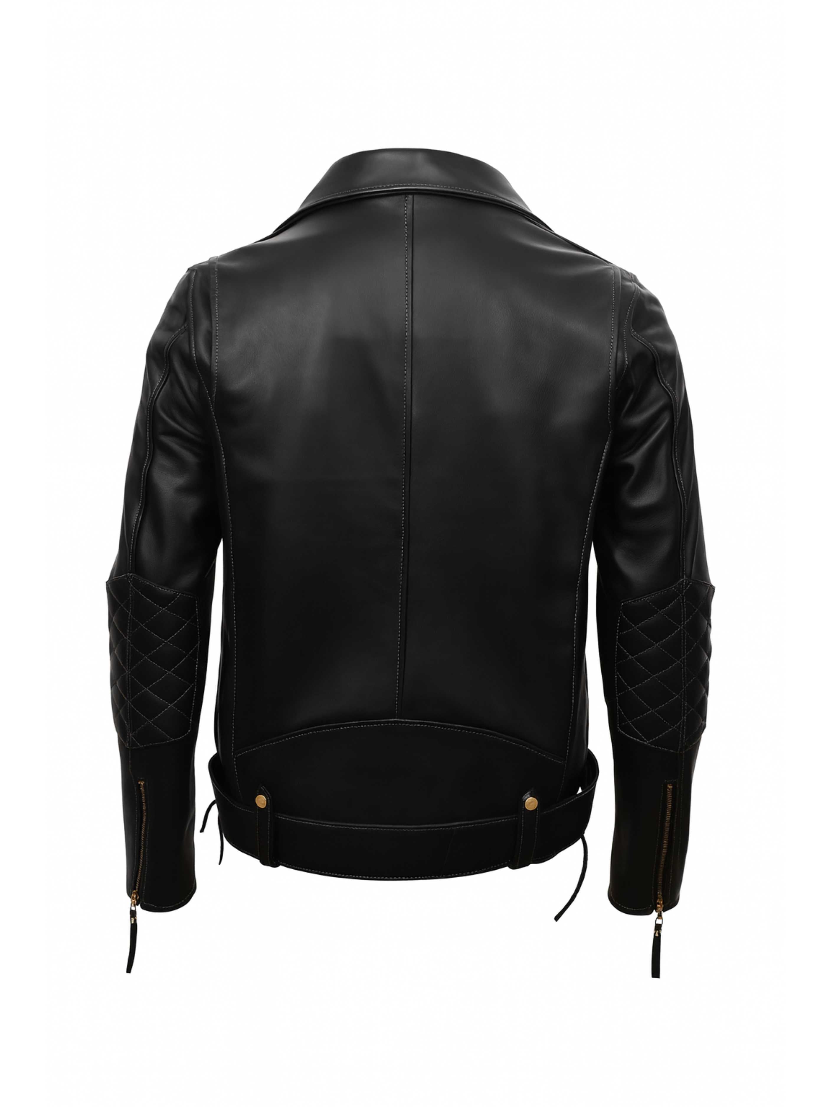 IRONHIDE - Signature Black Biker Jacket