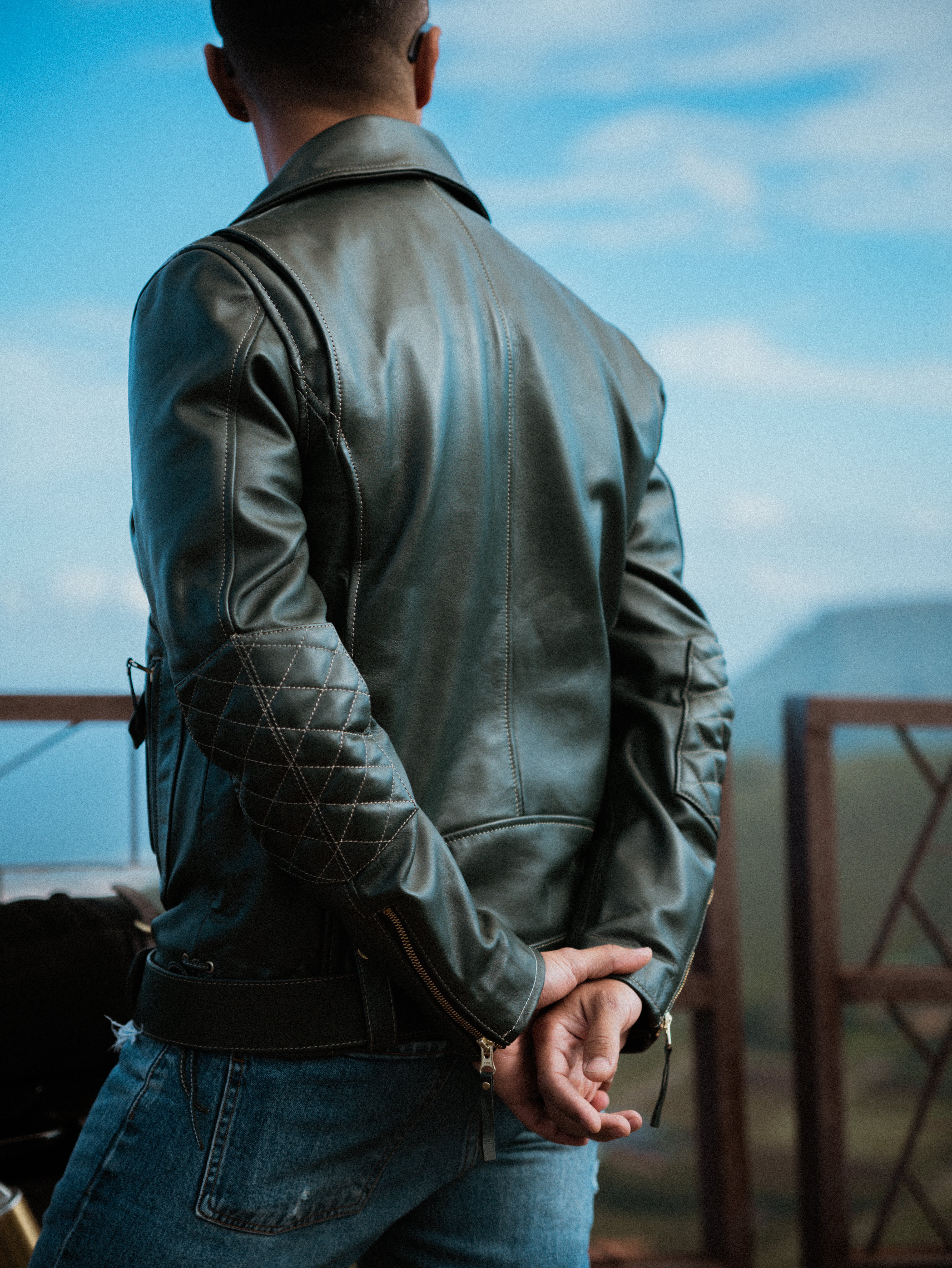 IRONHIDE - Signature Biker Leather Jacket