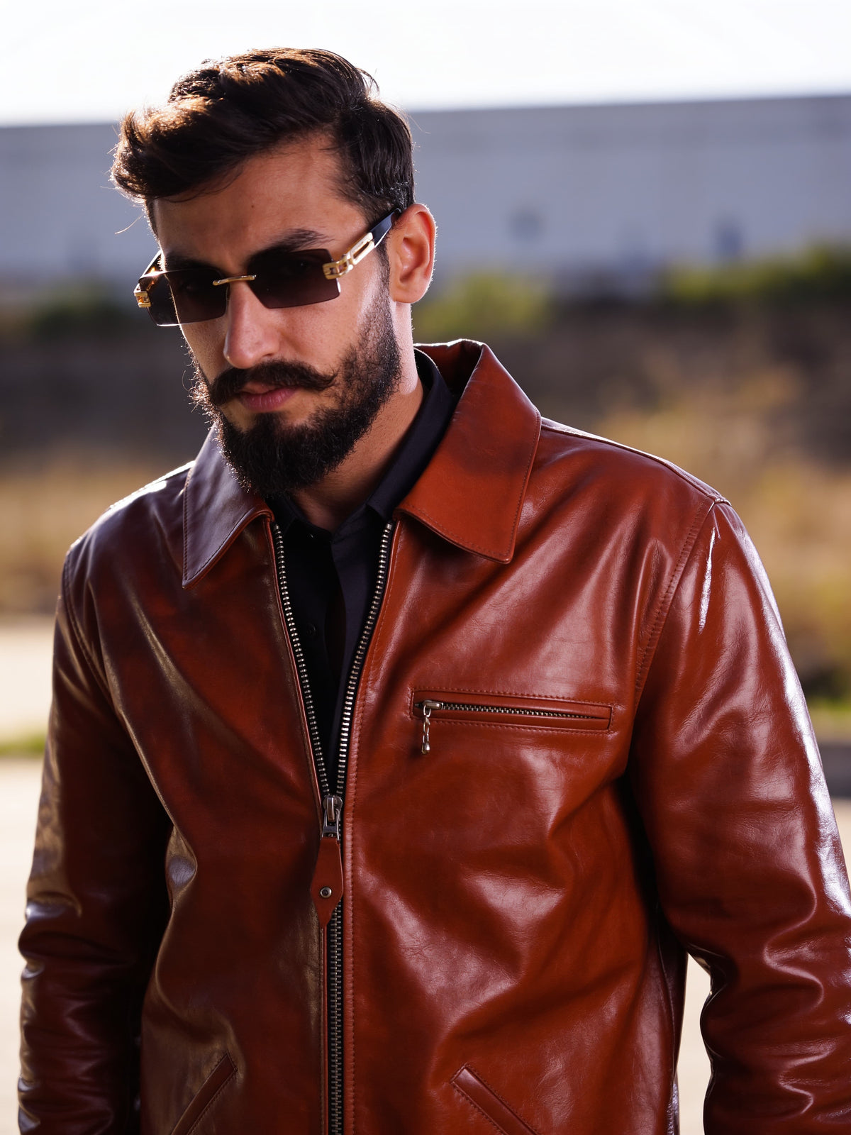 RUSTMARK - Classic Leather Jacket